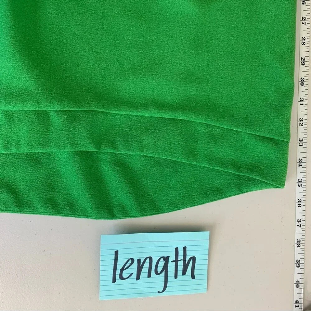 Philosophy Emerald Green Casual Textured Midi Dress Size 10 - Picture 11 of 11